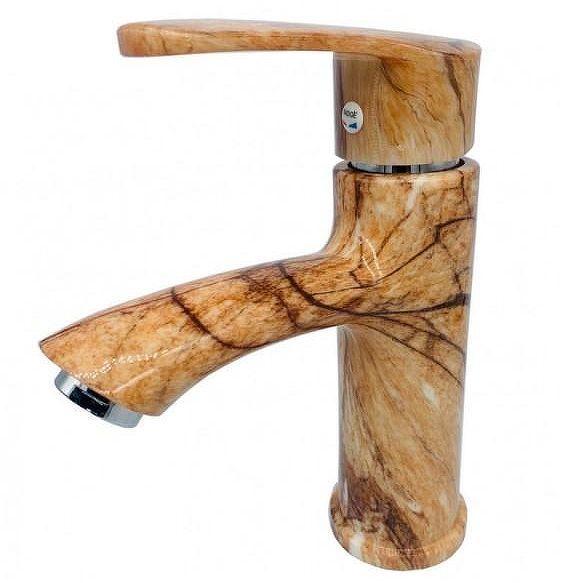 Смеситель для раковины Plstart PL1003-24 цвет Хром Мрамор