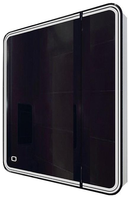 Зеркальный шкаф Mixline Адриана 70 L 547077 с подсветкой цвет Белый