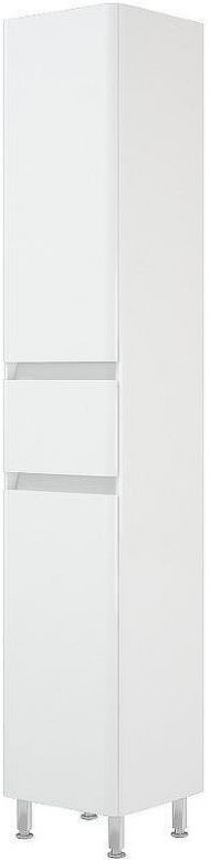 Шкаф пенал Corozo Алабама Z1 35 SD-00000677 с бельевой корзиной Белый