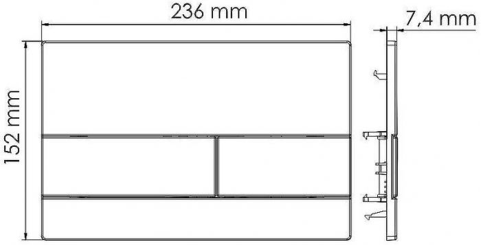 Инсталляция WasserKRAFT Dinkel 58TLT.010.ME.PG04 для унитаза с клавишей смыва Золото