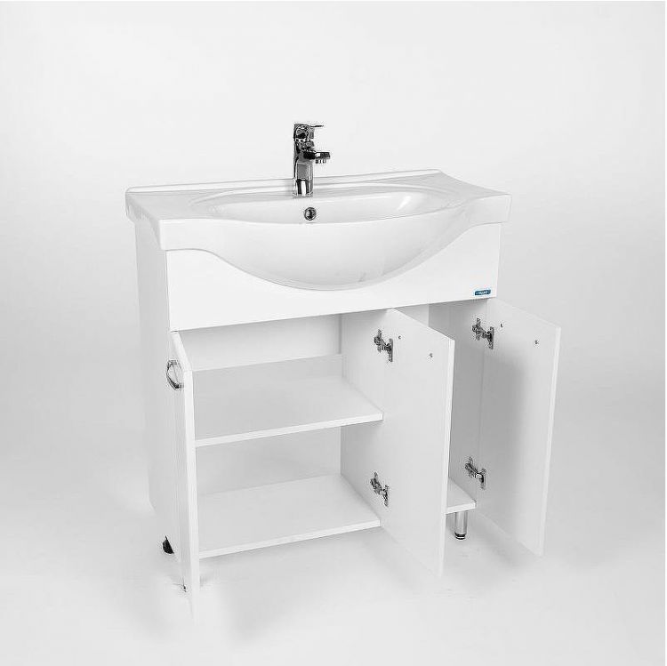 Тумба под раковину VIANT Милан 80 VMIL80ER-T3ST Белая Тумба под раковину VIANT Милан 80 VMIL80ER-T3ST Белая