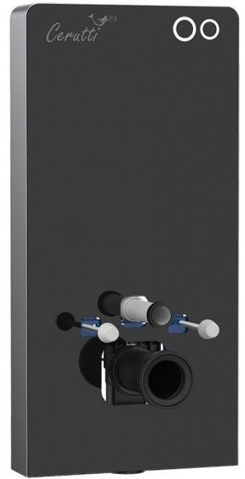 Инсталляция Ceruttispa G111B 10911 для унитаза Черная