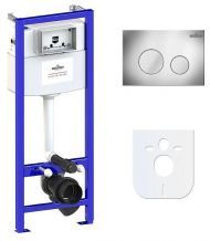 Инсталляция Lavinia Boho RelFix 77010006 для унитаза с клавишей смыва цвет Хром глянцевый