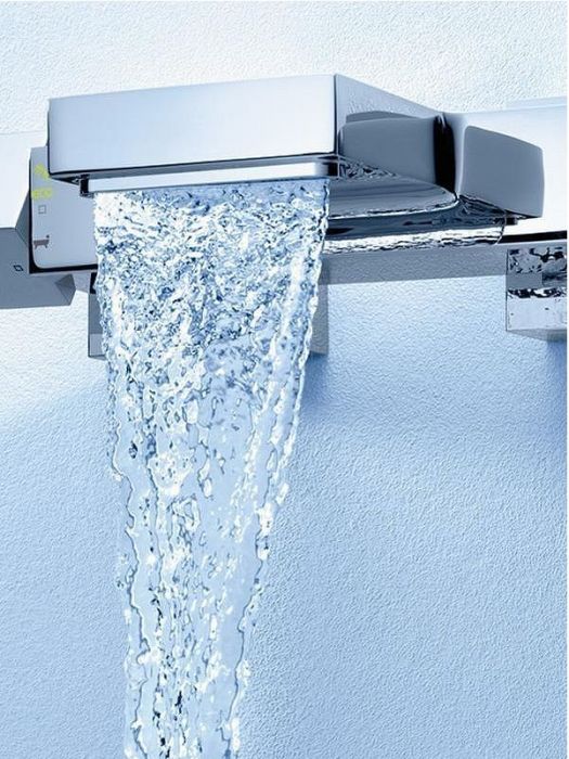 Смеситель для ванны Grohe Grohtherm Cube 34497000 с термостатом Хром