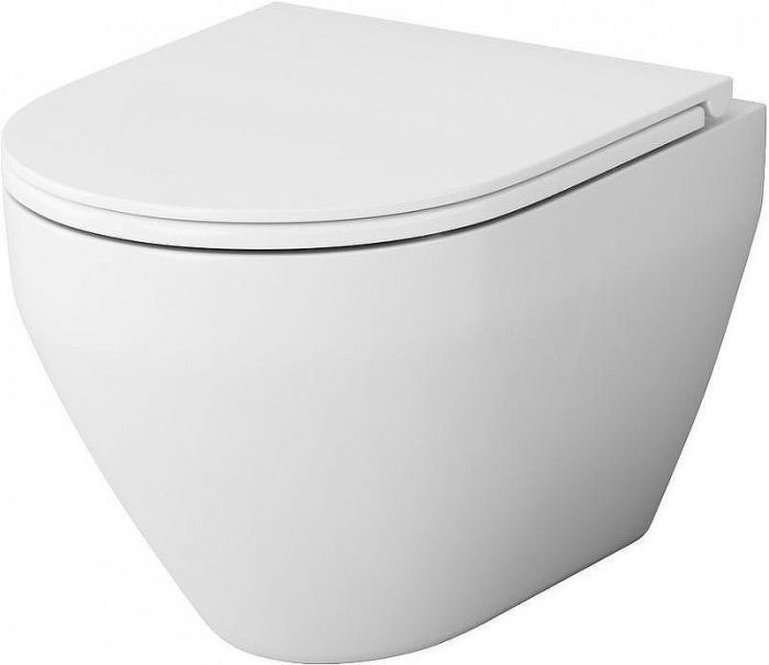 Комплект унитаза AM.PM Spirit FlashClean C701700WH+C707857WH с инсталляцией Viega Prevista Dry 8524.14 792596 с сиденьем Микролифт и клавишей смыва Хром