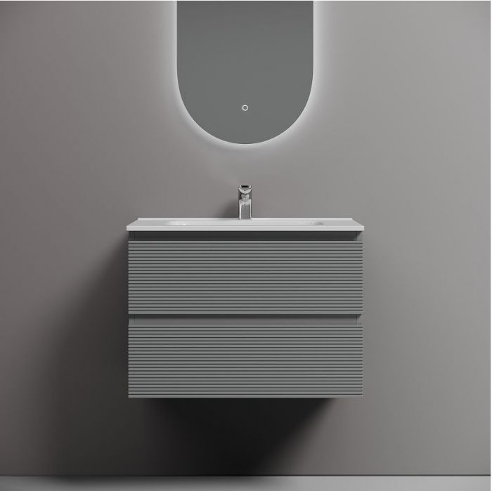 Тумба под раковину Sancos Folk 70 FL70ES подвесная Ergraut soft Ergraut soft