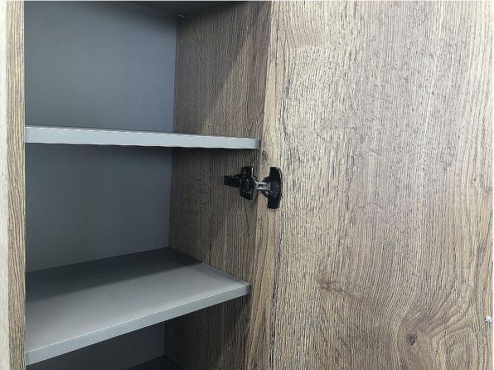 Шкаф пенал Comforty Бредфорд 40 00004148004 Дуб темный