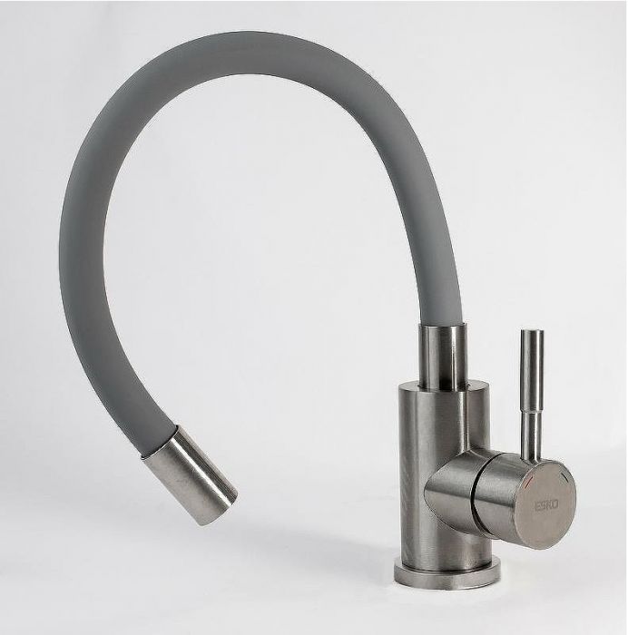 Смеситель для кухни ESKO Snake K44 G Нержавеющая сталь Серый
