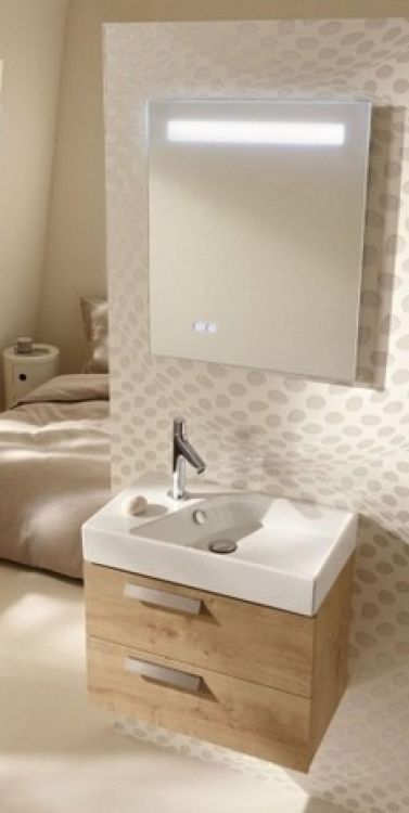 Тумба под раковину 80 см Jacob Delafon Rythmik EB1302-N18 белый блестящий