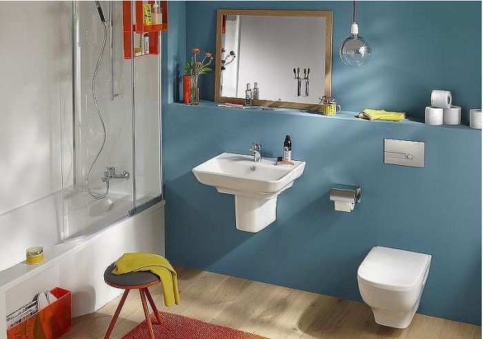 Комплект унитаза с инсталляцией Jacob Delafon Struktura E21747RU-00 с сиденьем Микролифт и Белой клавишей смыва