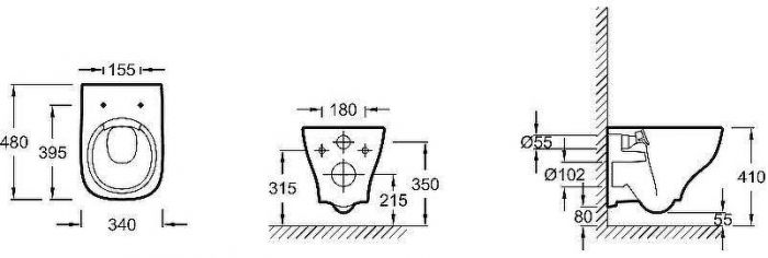 Комплект унитаза с инсталляцией Jacob Delafon Struktura E21747RU-00 с сиденьем Микролифт и Белой клавишей смыва