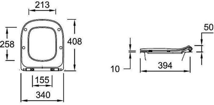 Комплект унитаза с инсталляцией Jacob Delafon Struktura E21747RU-00 с сиденьем Микролифт и Белой клавишей смыва