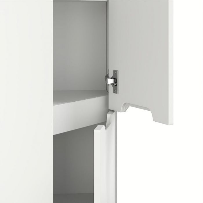 Шкаф пенал Onika Айленд 30 403082 угловой цвет Белый