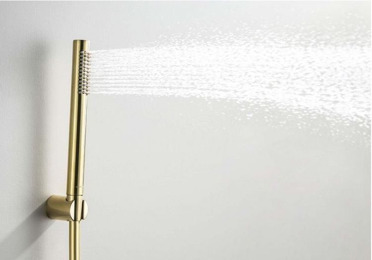 Душевой гарнитур Aquatek Европа AQ2034BG цвет Золото шлифованное Душевой гарнитур Aquatek Европа AQ2034BG цвет Золото шлифованное