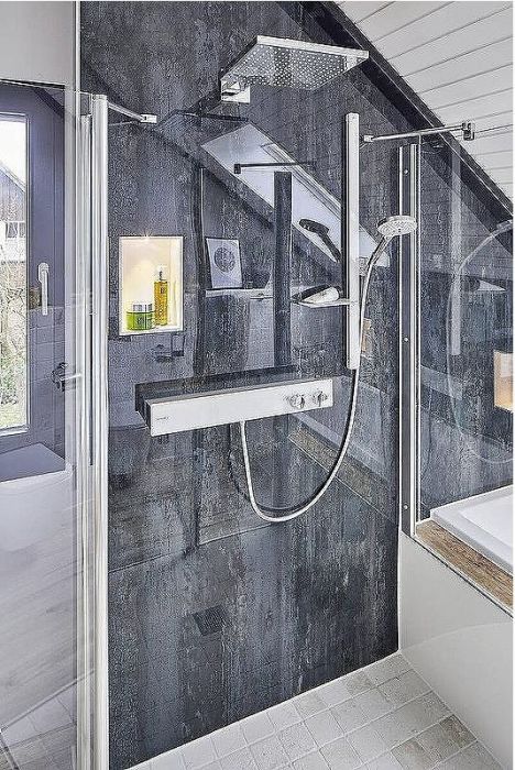 Верхний душ Hansgrohe Raindance 26238670 Черный матовый