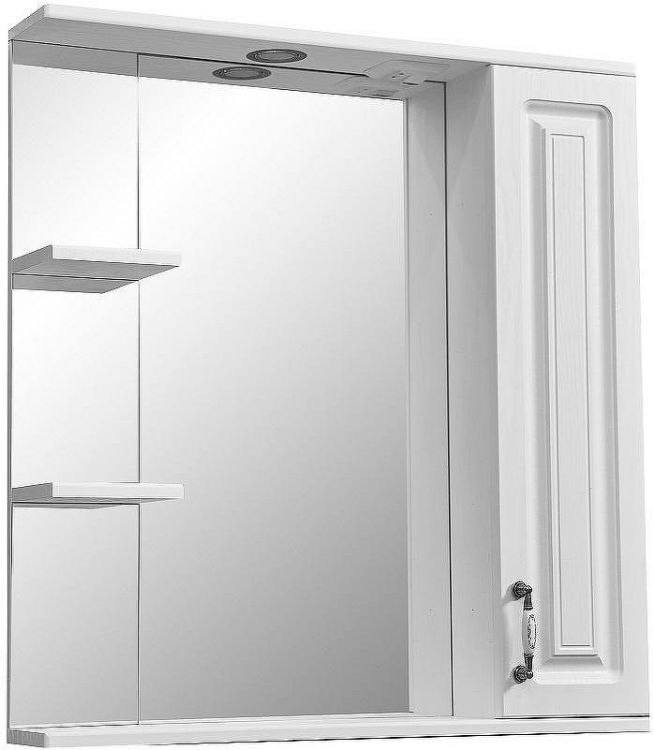 Зеркало со шкафом Stella Polar Кармела 75 SP-00000185 Ольха белая