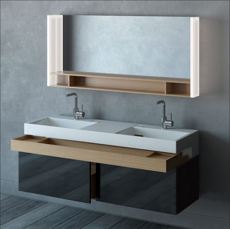 Двойная раковина Jacob Delafon Terrace, 150 см, EXA112-00 Двойная раковина Jacob Delafon Terrace, 150 см, EXA112-00