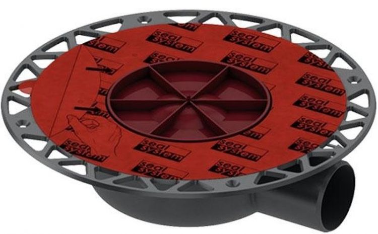 Сифон для душевого трапа Tece Drainpoint S DN50 3601401 горизонтальный для террас и балконов без декоративной решетки