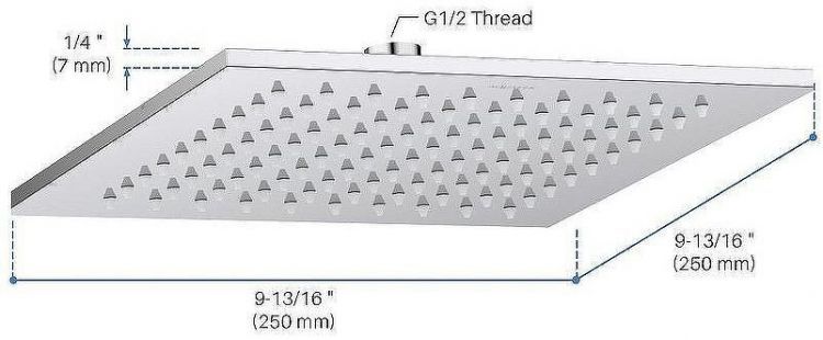Верхний душ Aquatek AQ2076CR Хром Верхний душ Aquatek AQ2076CR Хром