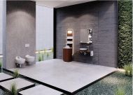 Полка Creavit Foglia 45 FL1045.03 с подсветкой цвет Коричневый