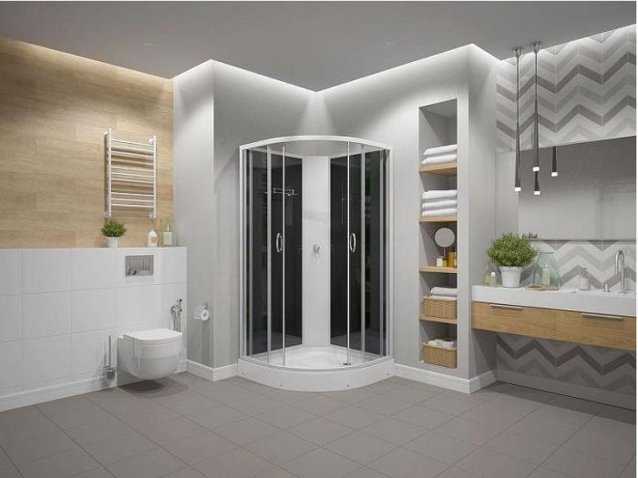 Душевая кабина Erlit 90х90 ER3509PE-C4-RUS без гидромассажа