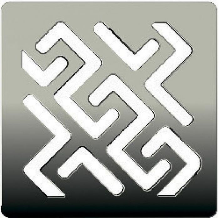 Душевой трап Berges Platz Antik 150x150 091161 с решеткой Хром